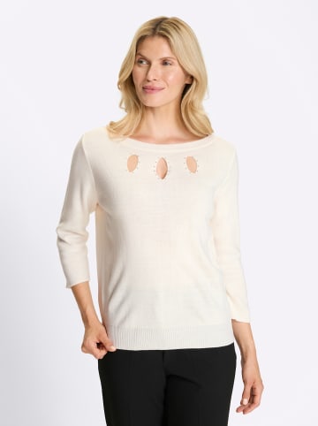 Sieh an! 3/4 Arm-Pullover in ecru