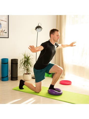 relaxdays Balance Kissen in Schwarz