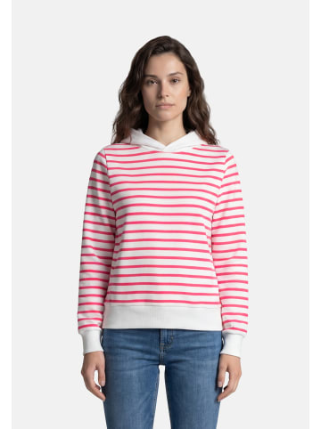 Salzhaut Hoodie BAMMEL in Offwhite-Neonpink