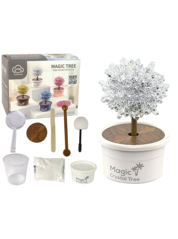LEAN TOYS Magic Tree Crystal Growing Experiences Silber