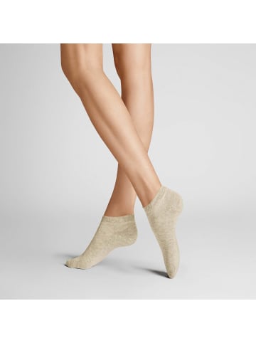 Hudson Sneakersocken Relax Cotton hautfreundlich in Biber-mel.
