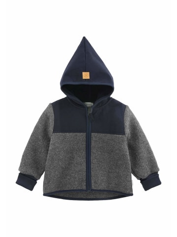 Hessnatur Wollwalk Jacke in anthrazit