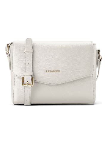 Lazarotti Bologna Leather Umhängetasche Leder 22 cm in cream