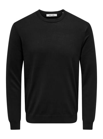 ONLY & SONS Pullover Wyler in Schwarz