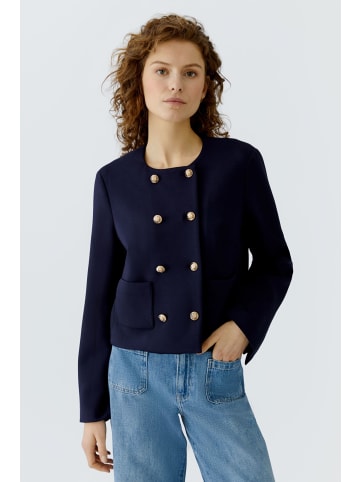 Oui Jacke Scuba in darkblue
