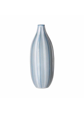 Ritzenhoff & Breker Vase Reef 30,5 cm in weiß-blau