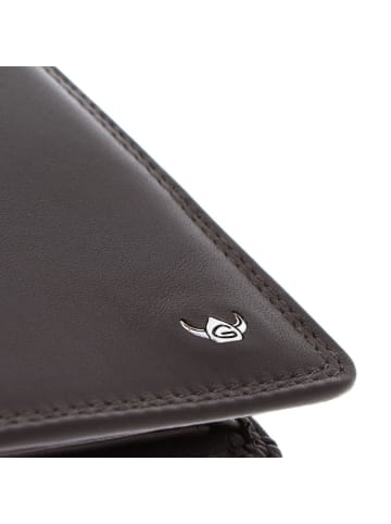 Golden Head Polo Geldbörse RFID Leder 10 cm dunkelbraun