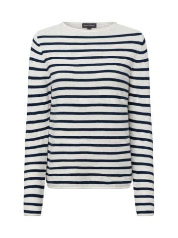 Franco Callegari Strickpullover in weiß marine - 0011