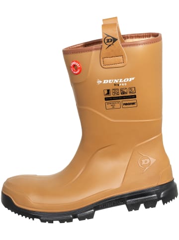 Dunlop Gummistiefel Purofort RigPRO full safety in braun in braun