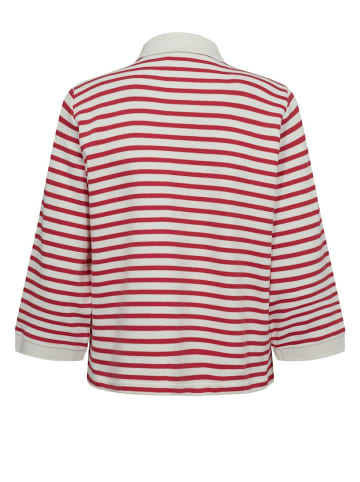 NÜMPH Poloshirt langarm für Damen in Weiß