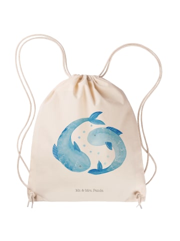 Mr. & Mrs. Panda rucksack mit Material Sternzeichen Fische ohne Sp... in Creme