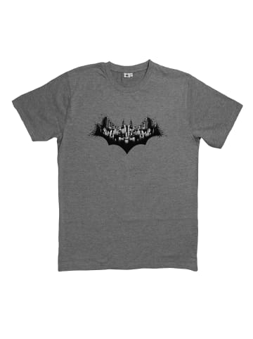 Batman DC Comics Batman T-Shirt - Gotham City   Rundhalsausschnitt in grau