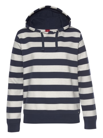 H.I.S Kapuzensweatshirt in marine-ecru-gestreift