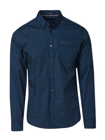 KOROSHI Langarmhemd in blau
