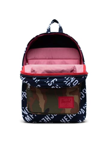 Herschel Pop Quiz 22 - Rucksack 43 cm (black crosshatch/black/raven crosshatch) in roll call peacoat woodland camo