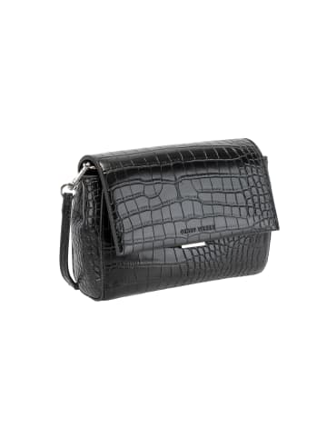 Gerry Weber Schultertasche 'Festive Croco  in Schwarz 18,00 x 13,00 x 6,00 cm'