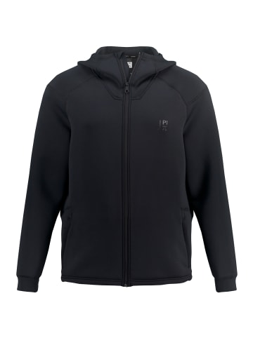 JP1880 Sweatjacke in schwarz