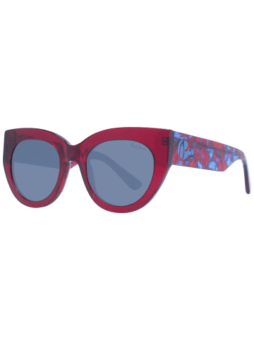 Pepe Jeans Frauen Sonnenbrille Rund Rot