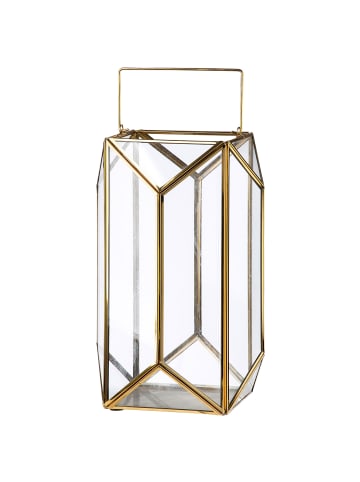 GILDE Windlicht Cozy goldfarben - (H) 29cm