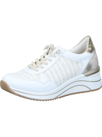 remonte Schnürschuhe in weiss/weiss-golf/muschel/lightgold