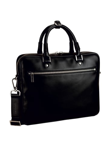 Leonhard Heyden Montreal Aktentasche Leder 38 cm in schwarz