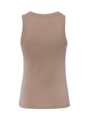 Marie Lund Tanktop in taupe - 0006