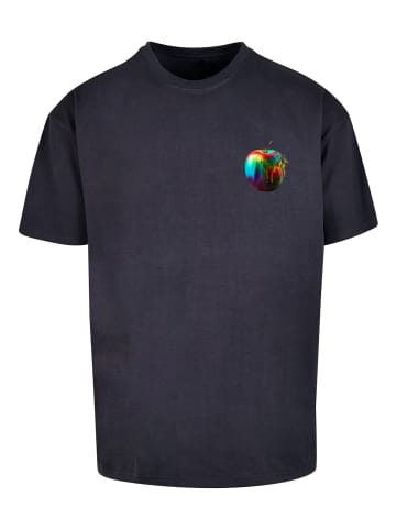 F4NT4STIC T-Shirt Colorfood Collection - Rainbow Apple in marineblau