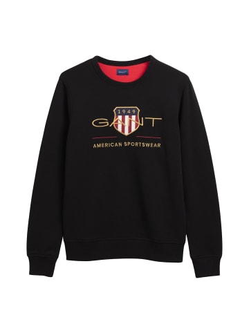 Gant Sweatshirt in Schwarz