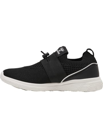 Hummel Kinder Sneaker "Actus Knit Slip-On Recycled Jr" in Schwarz