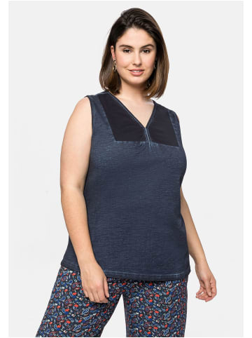 sheego Tanktop in nachtblau