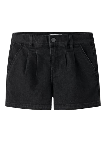 name it Jeans-Shorts Nkfrose Pleat Dnm in Schwarz