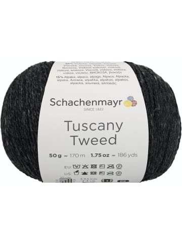 Schachenmayr since 1822 Handstrickgarne Tuscany Tweed, 50g in Anthrazit