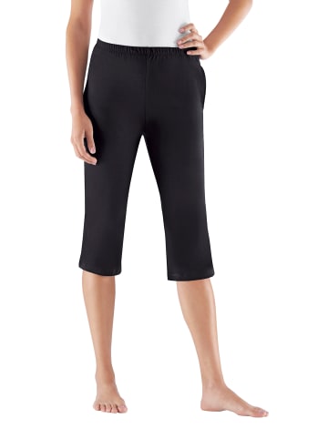 WITT WEIDEN Capri-Hosen in schwarz + grau-meliert