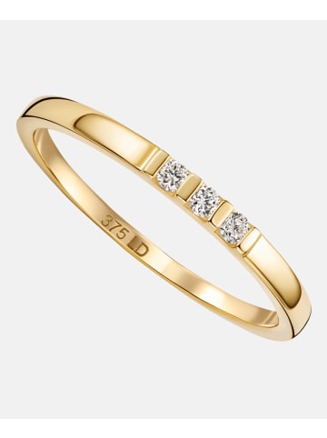 Diamant L'éternel Ring aus 375 Gelbgold mit 0.05 Karat Diamant
