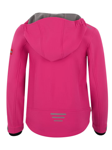 Trollkids Softshelljacke Trollfjord in bright pink