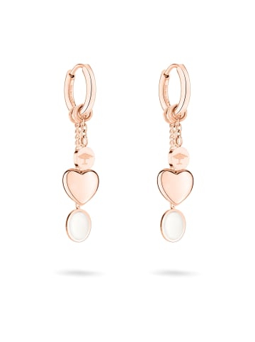 FYNCH-HATTON Ohrringe 3 Charms in roségold