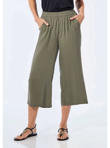 GOLDNER Kurzgröße:  Hose in khaki