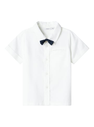 name it Hemd mit Fliege kurzarm NMMDEMOLLE in bright white