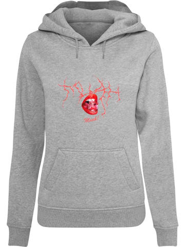 Mister Tee Hoodie "Muah Hoody" in Grau