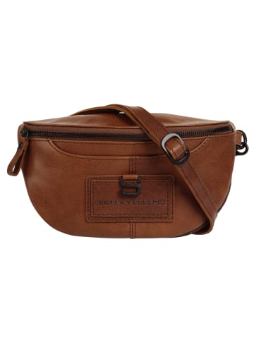 SPIKES & SPARROW Gürteltasche WAIST BAG echt Leder in cognac