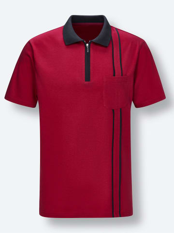 Sieh an! Poloshirt in kirsche