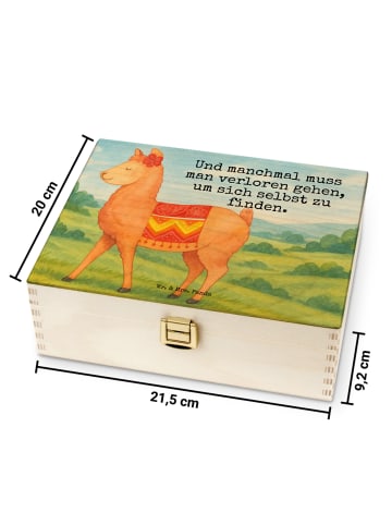 Mr. & Mrs. Panda Teebeutel Aufbewahrung Alpaka Stolz Design mit ... in Weiß