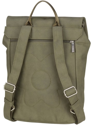 Zwei Laptoprucksack Mademoiselle MR13 in Nubuk/Olive