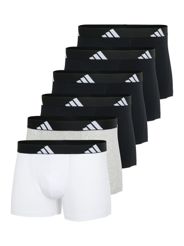 Adidas Sportswear Retro Short / Pant Active Flex Cotton in Schwarz / weiß / grau
