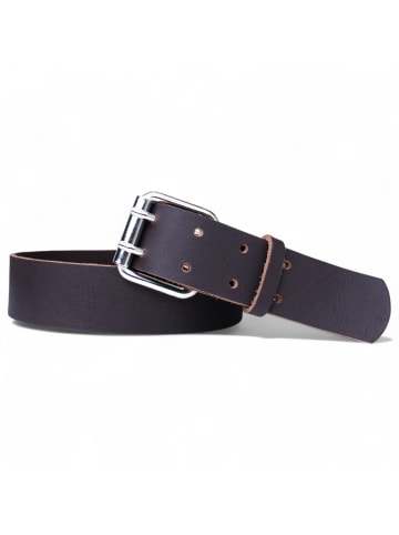 FRONHOFER Ledergürtel in Dunkelbraun