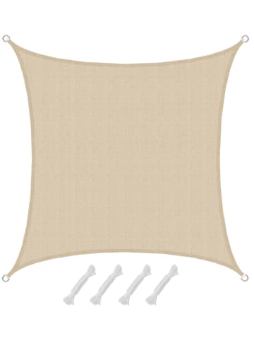 AMANKA Sonnensegel White Sands 300 x 300cm in beige