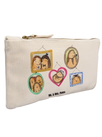 Mr. & Mrs. Panda pencil case Igel Familie ohne Spruch in Weiß