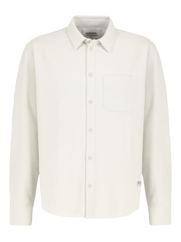Sublevel Langärmeliges Shirt mit Knöpfen und Brusttasche in Weiß-3