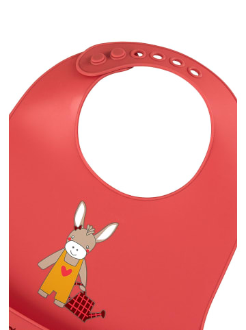 Sterntaler Silikon Lätzchen ESEL Emmily in hellrot