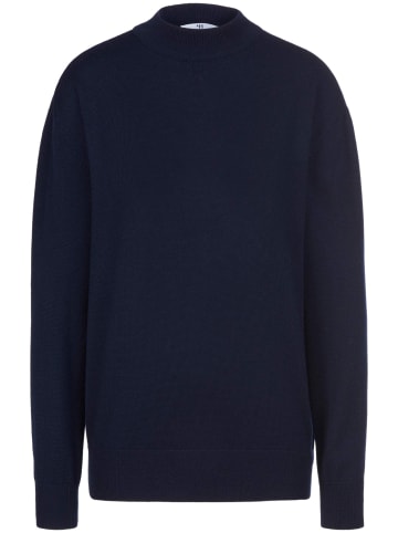 PETER HAHN Strickpullover new wool in MARINE